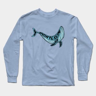 Monterey Bay CA Whale Long Sleeve T-Shirt